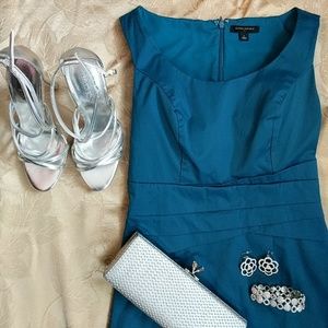 Banana Republic Teal Sheath Dress